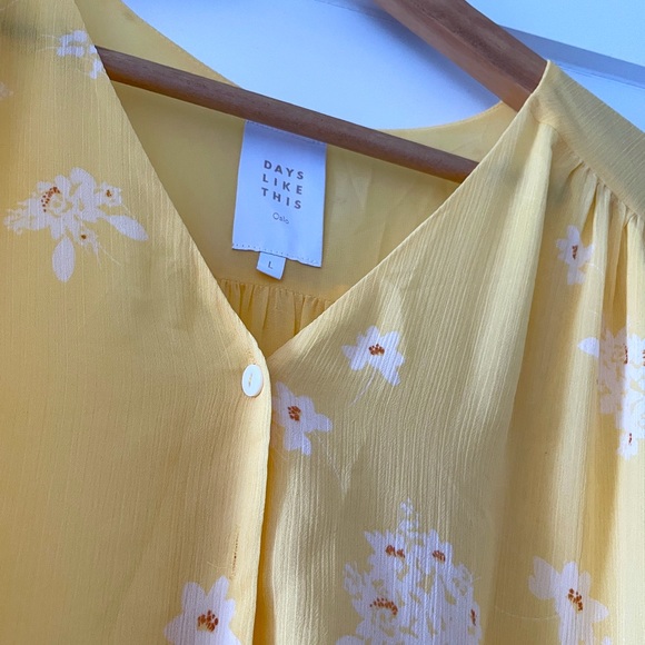 NWOT Yellow Maxi Sleeveless Dress - Picture 3 of 5